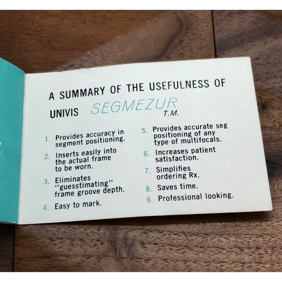 Vntg Univis Segmezur Optical Fitting Tool - Picture 10 of 15